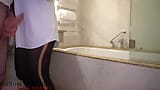 Business Woman in Sexy Nylons Bathroom Sex and Shower snapshot 3