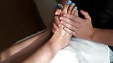 JOI - I got a feet massage and gave him a footjob in return snapshot 10