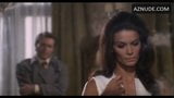 strips to  bra and white satin panties in 1969 French movie snapshot 1