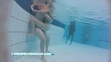 TEASER SHAMELESS TEEN COUPLE FUCKS IN PUBLIC POOL snapshot 8