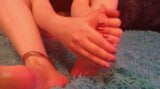 hot foot fetish video close up snapshot 2