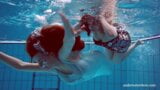 Hottest underwater girls stripping – Dashka and Vesta snapshot 3