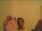 chatroulette straight male feet - guy from the balkans snapshot 4