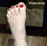 Cum Cum Cum Wifes Sexy Big Red Toe snapshot 1