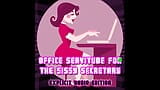 AUDIO ONLY - Büro-knechtschaft für die explizite audio-ausgabe der sissy-sekretärin snapshot 9