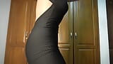 Sensual Dancing with Really Sexy Black Spandex snapshot 18