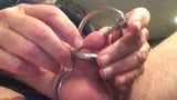 Sounding with chastity cage and masturbating snapshot 10