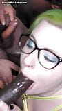 Deepthroat bukkake party snapshot 5