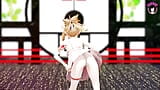 Yoimiya - Baile sexy con un vestido transparente (3D HENTAI) snapshot 2