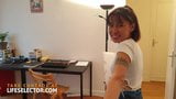 La tailandesa xiaoyu li follada en primer plano snapshot 9