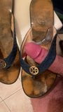 Cum on Step Moms Tory Burch Sandals snapshot 5