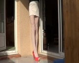 White fishnet tights snapshot 2