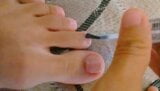 Окраска моих симпатичных ногтей ногтевой основой snapshot 2