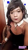 Häschen sexy latex, transvestiten-masturbation snapshot 2