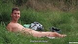 He Finds A Cute Dude Fully Naked Sunbathing & Asks If He Is Willing To Do Dirty Thing With Him - BigStr snapshot 1