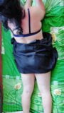 I am a cute ladyboy in mini skirt and my white beautiful body snapshot 12