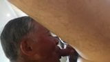 Nice Chinese grandpa sucking dick & eating cum snapshot 3