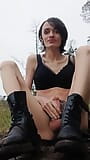 Carolina la ragazza sexy è così eccitata all'aperto - masturbazione da ragazza snapshot 10