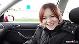 GERMAN SCOUT - Petite German Redhead Girl Lizzy Rose Pickup for Casting Fuck snapshot 3