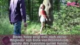 German submissive slut punished in forest snapshot 3