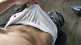 Coming from the army he touched my huge bulge and I masturbated in my underwear snapshot 4