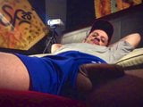 Jerking off big fat uncut cock cam show snapshot 5