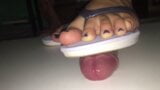 Latina woman sandals cock trample 4 snapshot 6