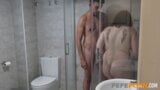 Meraki's CAUGHT in the shower licking and deepthroating snapshot 2