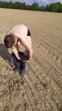 My undressing in the field. snapshot 3