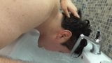 japanese mistress pegging bobby while waterboarding snapshot 2