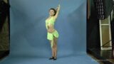 Mila Gimnasterka – hairy tight babe doing gymnastics snapshot 1