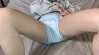 Playing with my diaper and my anal plug feat. Feishalex  Brunette,  Bisexual, German, Small Tits, Skinny HD Porn | xHamster