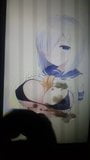 Hamakaze Black Bra Cum Tribute snapshot 4