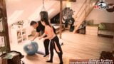 Deutsche kurvige fitness teen mit kleinen titten verführt vom trainer snapshot 9