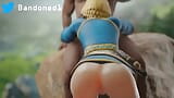 Princess Zelda Sucking A Big Black Cock snapshot 8