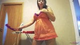 Wild Housewife Loves Ironing Clothes Naked snapshot 4