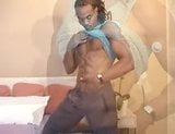 Muscle rasta man jacking off BBC snapshot 4