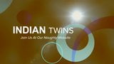 Indian Twins Strip Fantasy Boobs Pussy Play snapshot 1