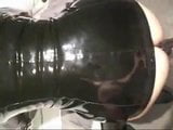 Dirty Amateur Slut PVC Dress Sexy Arse Whipping snapshot 9