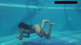 Hot Russian brunette Mia Ferrari in the pool snapshot 5