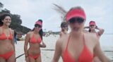 Irina Bruni - beachvolleybal sletten op Ibiza snapshot 1