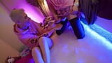 lindo femboy masturbarse en frente de chica snapshot 12