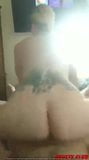 Tattooed Milf Reverse Cowgirl Slave snapshot 2