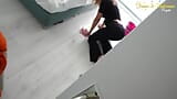 Risky sex! My Stepmom Knew I Watch Her When She was Cleaning my Room! Doggystyle Fucking My Stepmom 💦 snapshot 2