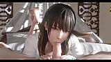 3D合集：doa marie rose后入tamaki双口交瑞秋3P无码成人动漫 snapshot 1