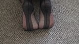 my lovely wifes nylon feet snapshot 3