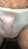 White silk panty piss Pt.1 snapshot 8