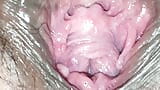 Gaping my fat and hairy pussy snapshot 9