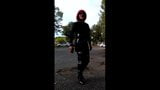 Outdoors in prostitute in thigh high boots and mini skirt snapshot 2