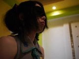 Japansk crossdresser miku suger en kuk snapshot 1